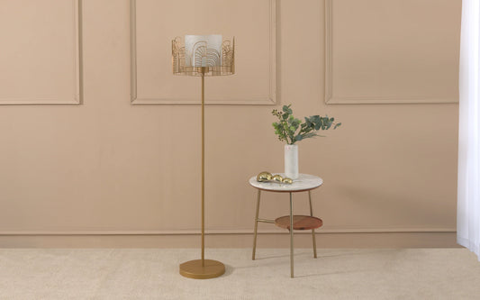 Zik Impex Classic Floor Lamp for Bedroom, Home, Living Room, Bedside, Home Decor Items .